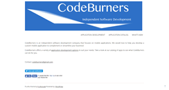Desktop Screenshot of codeburners.com